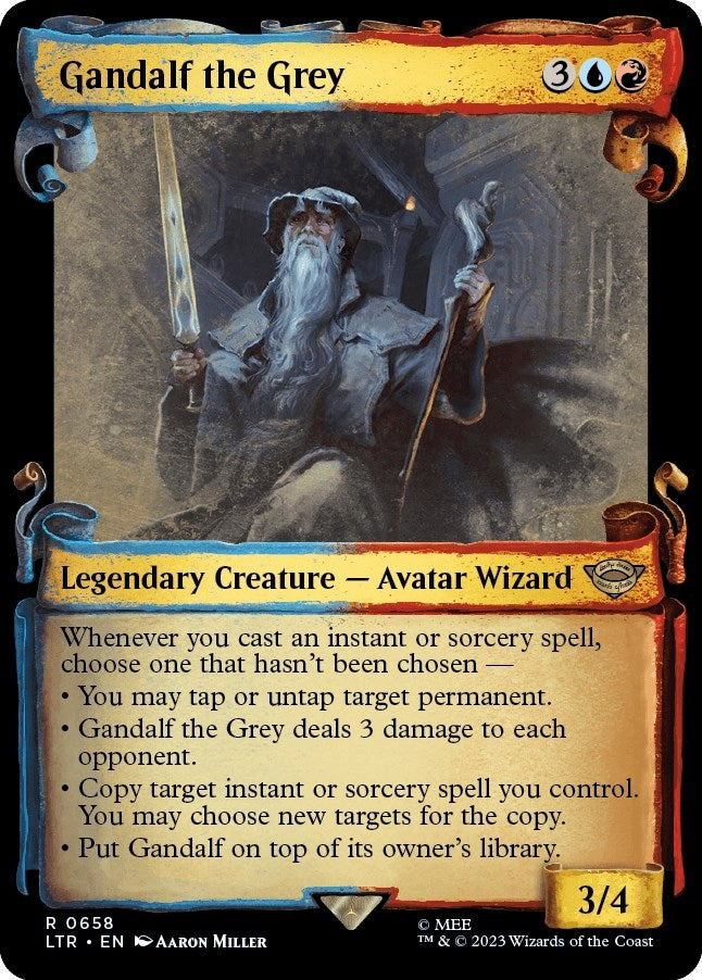 Image for Gandalf the Grey (Showcase Scrolls) (658) - Magic: The Gathering