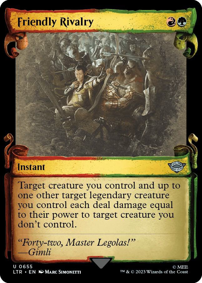 Image for Friendly Rivalry (Showcase Scrolls) (655) - Magic: The Gathering