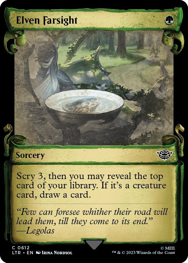 Image for Elven Farsight (Showcase Scrolls) (612) - Magic: The Gathering