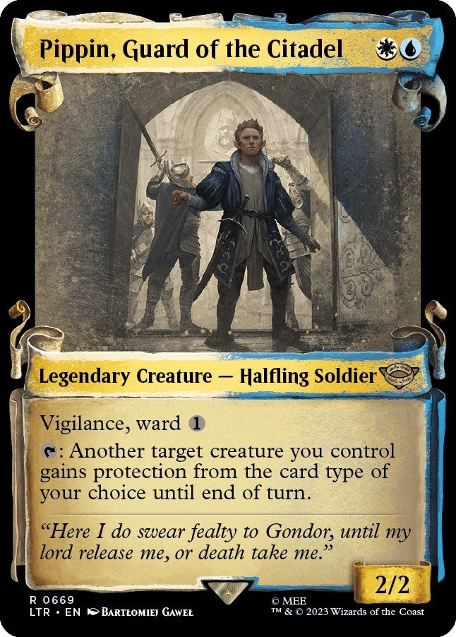 Image for Pippin, Guard of the Citadel (Showcase Scrolls) (669) - Magic: The Gathering