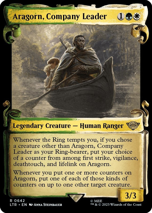 Image for Aragorn, Company Leader (Showcase Scrolls) (642) (LTR) - Magic: The Gathering