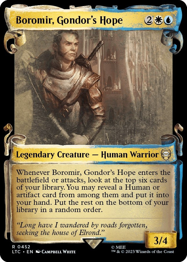 Image for Boromir, Gondor's Hope (Showcase Scrolls) (452) - Magic: The Gathering