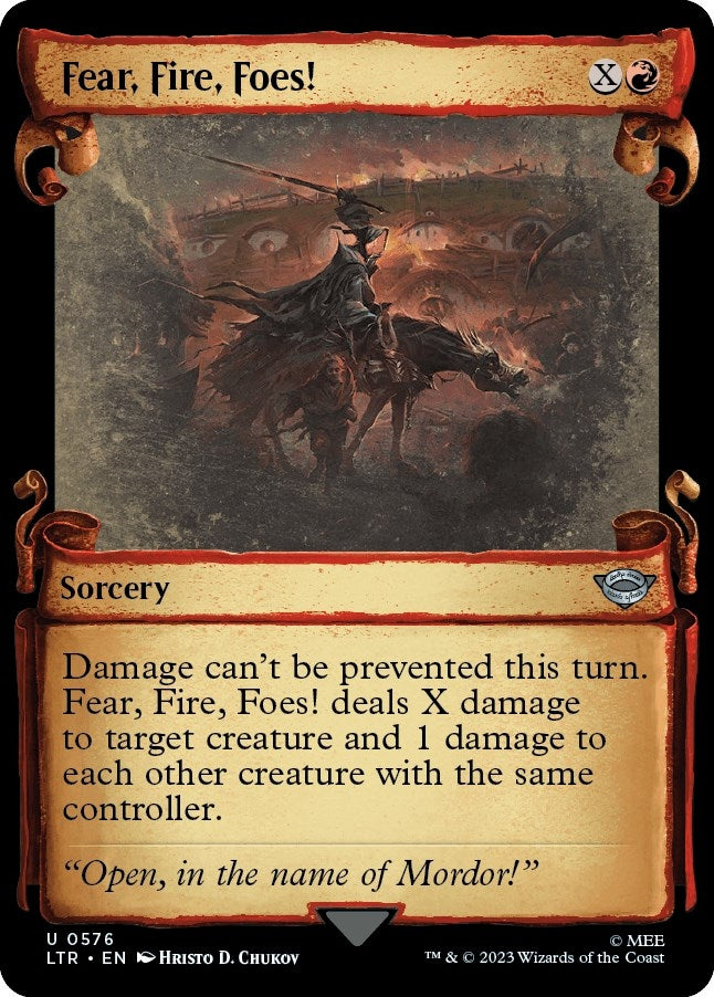 Image for Fear, Fire, Foes! (Showcase Scrolls) (576) - Magic: The Gathering