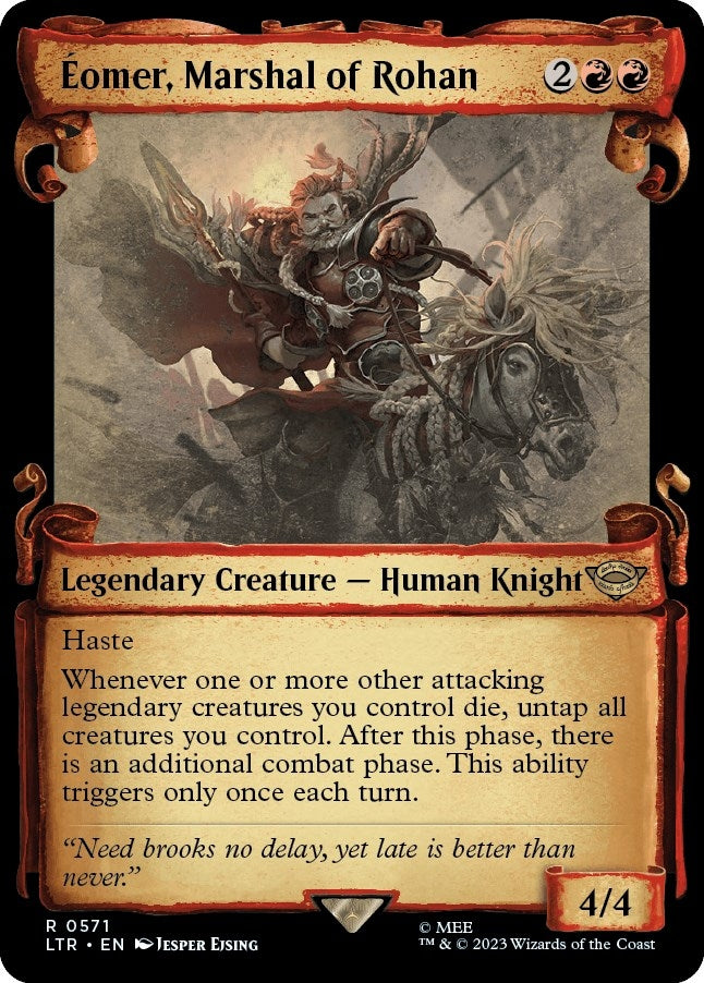 Image for Eomer, Marshal of Rohan (Showcase Scrolls) (571) - Magic: The Gathering