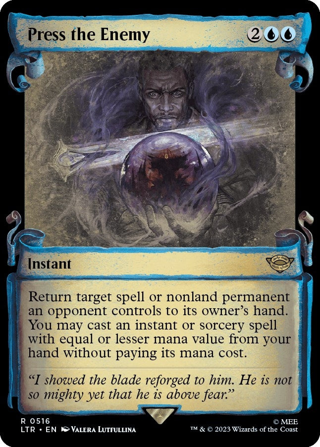Image for Press the Enemy (Showcase Scrolls) (516) - Magic: The Gathering
