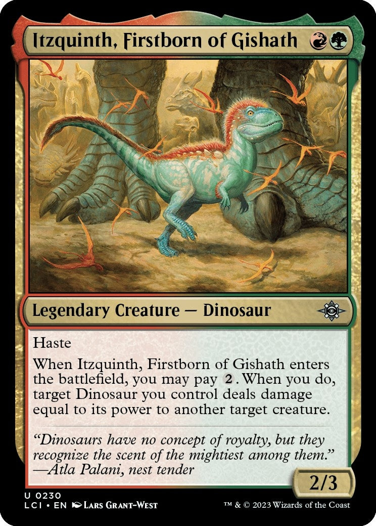 Image for Itzquinth, Firstborn of Gishath (230) - Magic: The Gathering