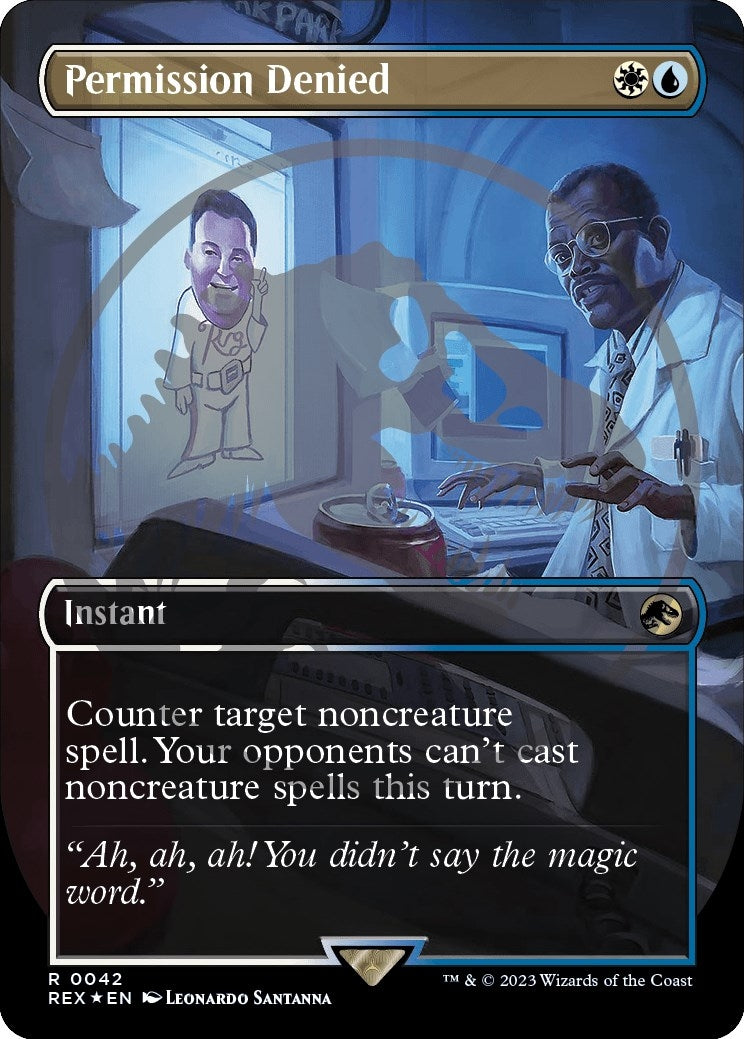 Image for Permission Denied (Borderless) (Emblem) (42) - Magic: The Gathering