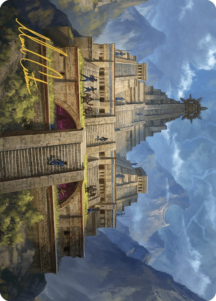 Image for Barracks of the Thousand Art Card (Gold-Stamped Signature) (6) (ASLCI) - Magic: The Gathering