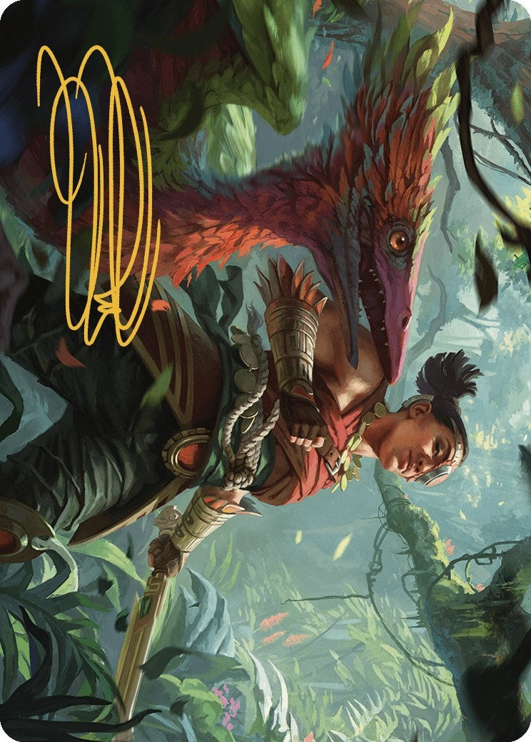 Image for Wayta, Trainer Prodigy Art Card (Gold-Stamped Signature) (71) - Magic: The Gathering