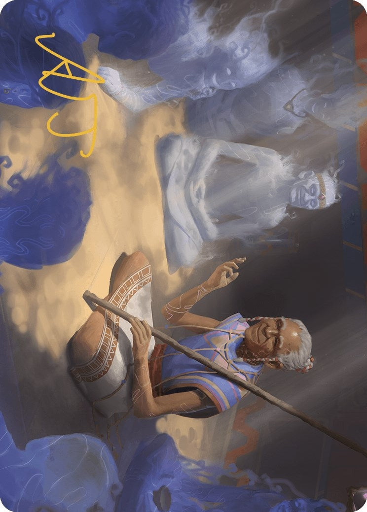 Image for Ancestral Reminiscence Art Card (Gold-Stamped Signature) (9) (ASLCI) - Magic: The Gathering