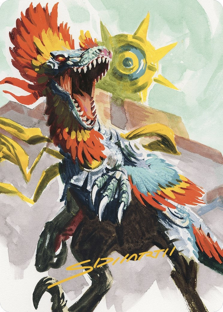 Image for Pantlaza, Sun-Favored Art Card (Gold-Stamped Signature) (75) - Magic: The Gathering