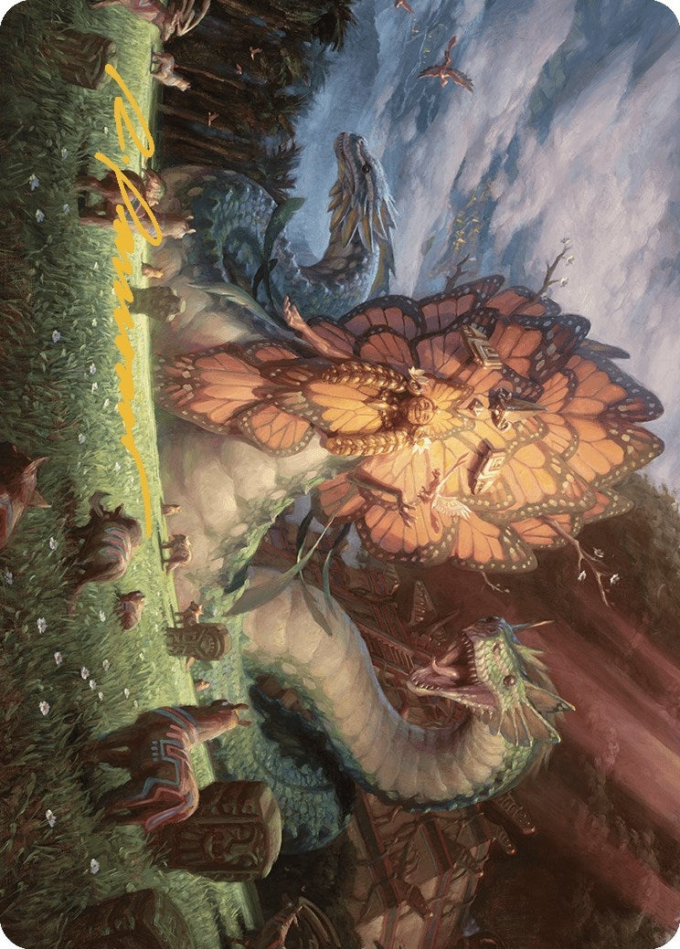 Image for Ojer Kaslem, Deepest Growth Art Card (30/81) (Gold-Stamped Signature) (30) (ASLCI) - Magic: The Gathering
