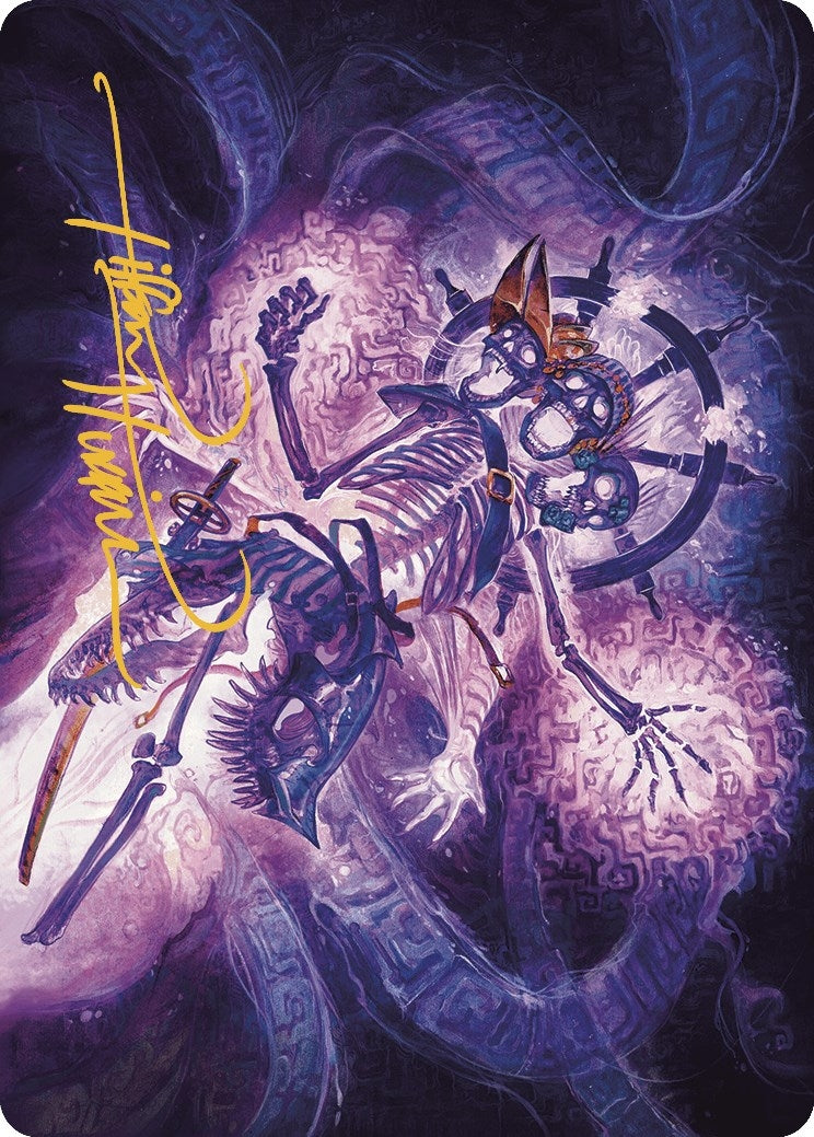 Image for The Grim Captain Art Card (Gold-Stamped Signature) (41) (ASLCI) - Magic: The Gathering