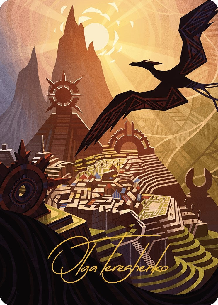 Image for Plains Art Card (Gold-Stamped Signature) (44) (ASLCI) - Magic: The Gathering