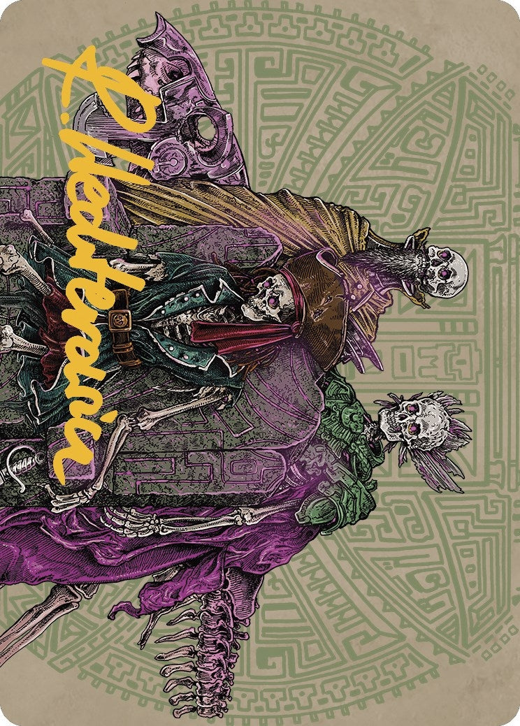 Image for Throne of the Grim Captain Art Card (Gold-Stamped Signature) (55) (ASLCI) - Magic: The Gathering