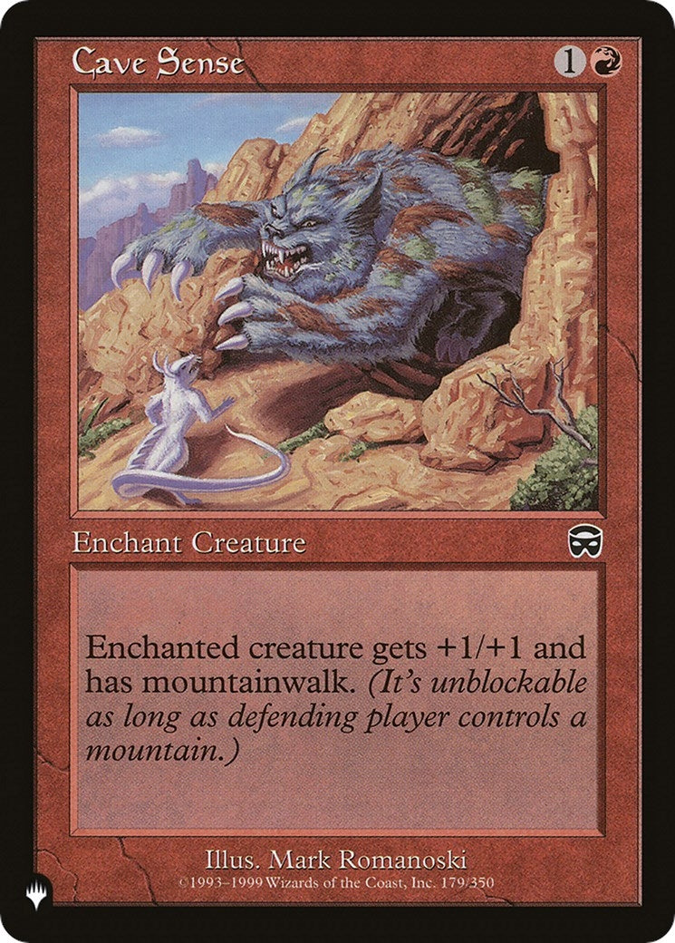 Image for Cave Sense (179/350) - Magic: The Gathering