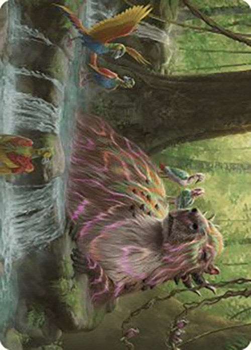 Image for Basking Capybara Art Card (22) (ASLCI) - Magic: The Gathering