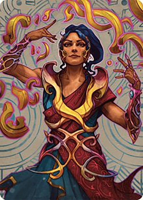 Image for Saheeli, the Sun's Brilliance Art Card (52) - Magic: The Gathering