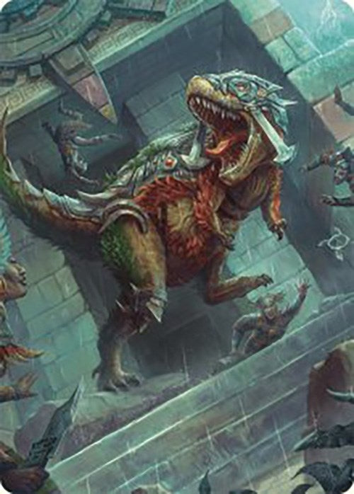 Image for Carnage Tyrant Art Card (66) - Magic: The Gathering