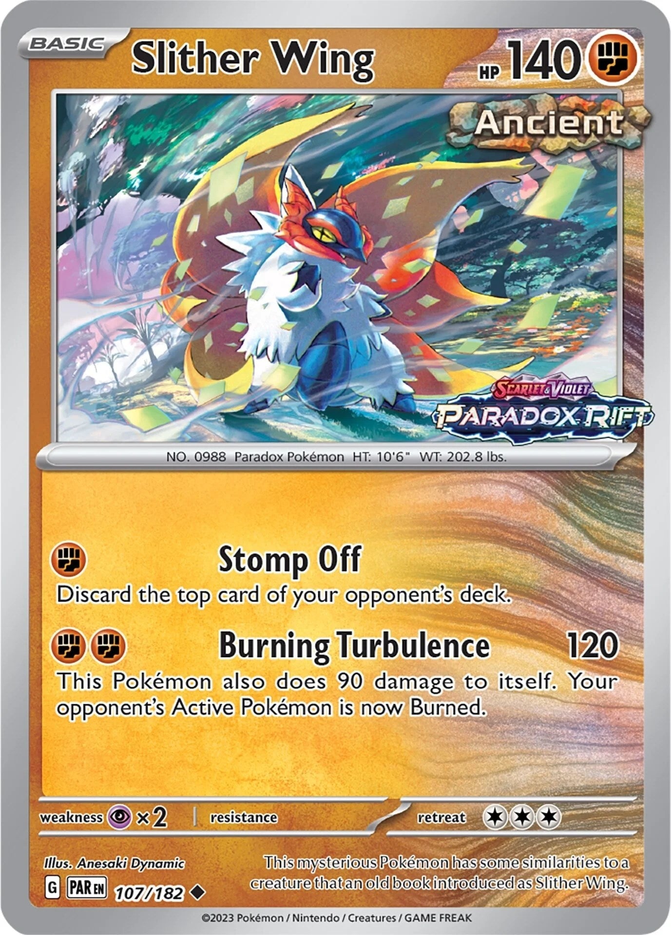 Image for Slither Wing - 107/182 (Store Exclusive Promo) (107/182) (MCAP) - Pokemon