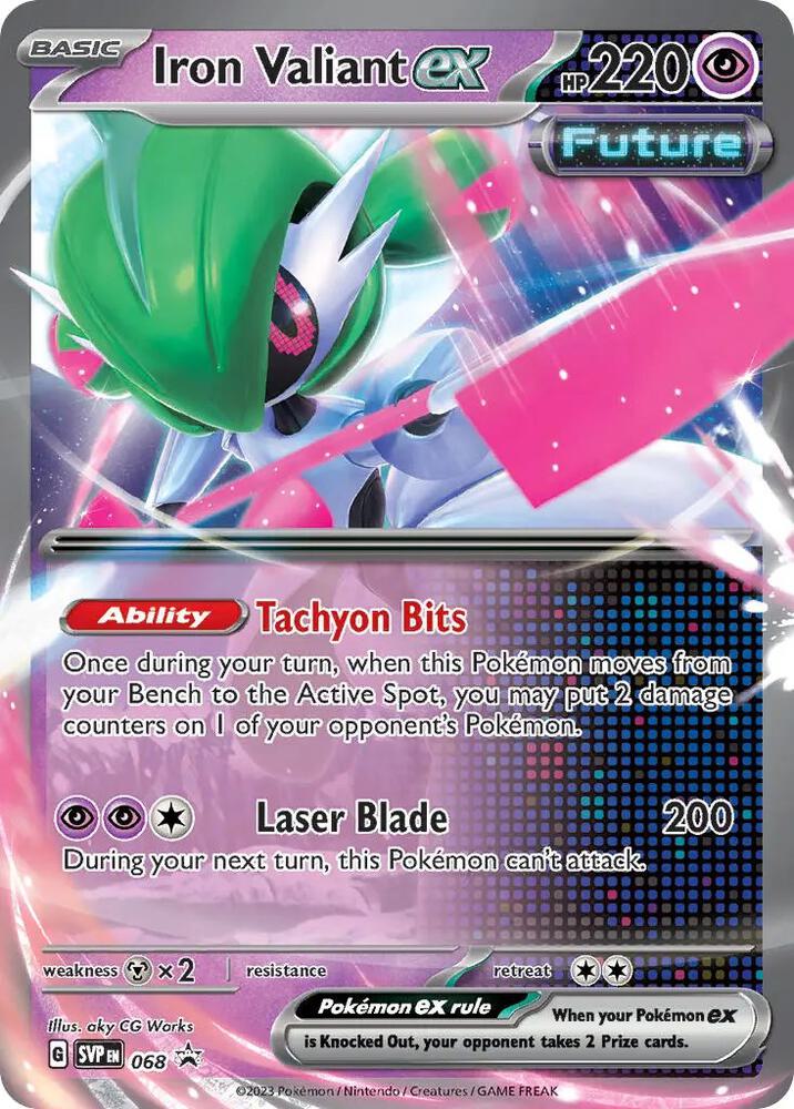 Image for Iron Valiant ex - 068 (068) (SVP) - Pokemon