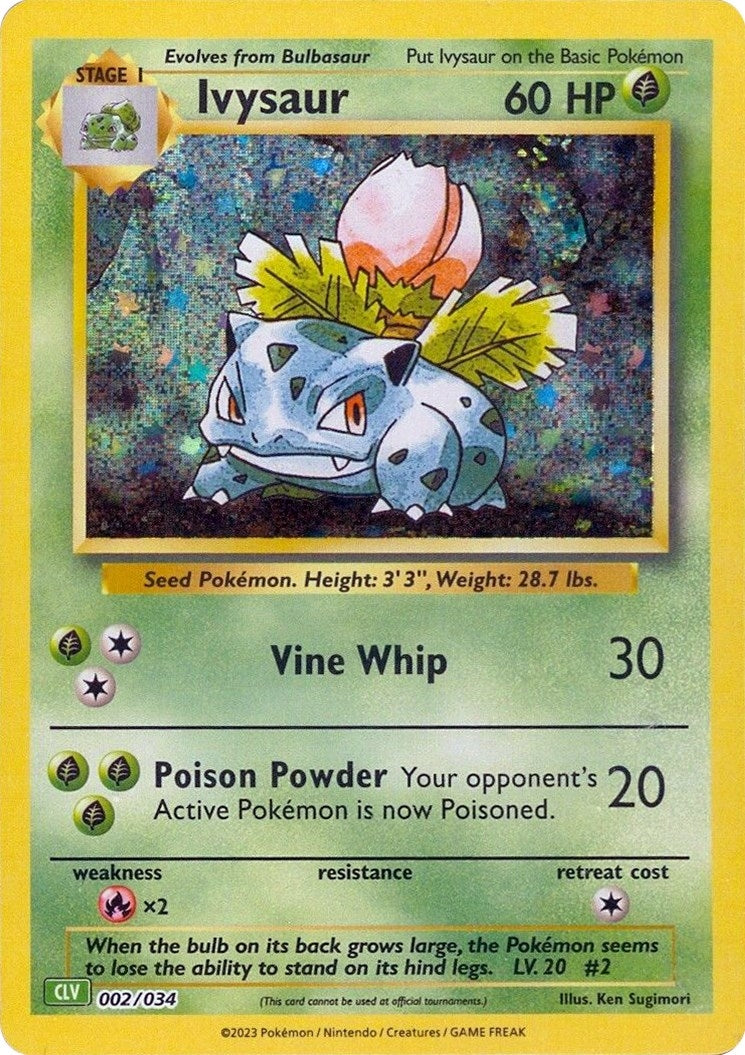 Image for Ivysaur (002/034) (CL) - Pokemon