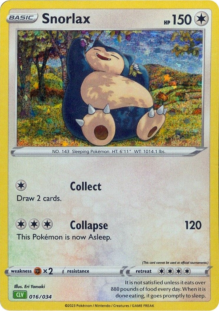 Image for Snorlax (016/034) (CL) - Pokemon