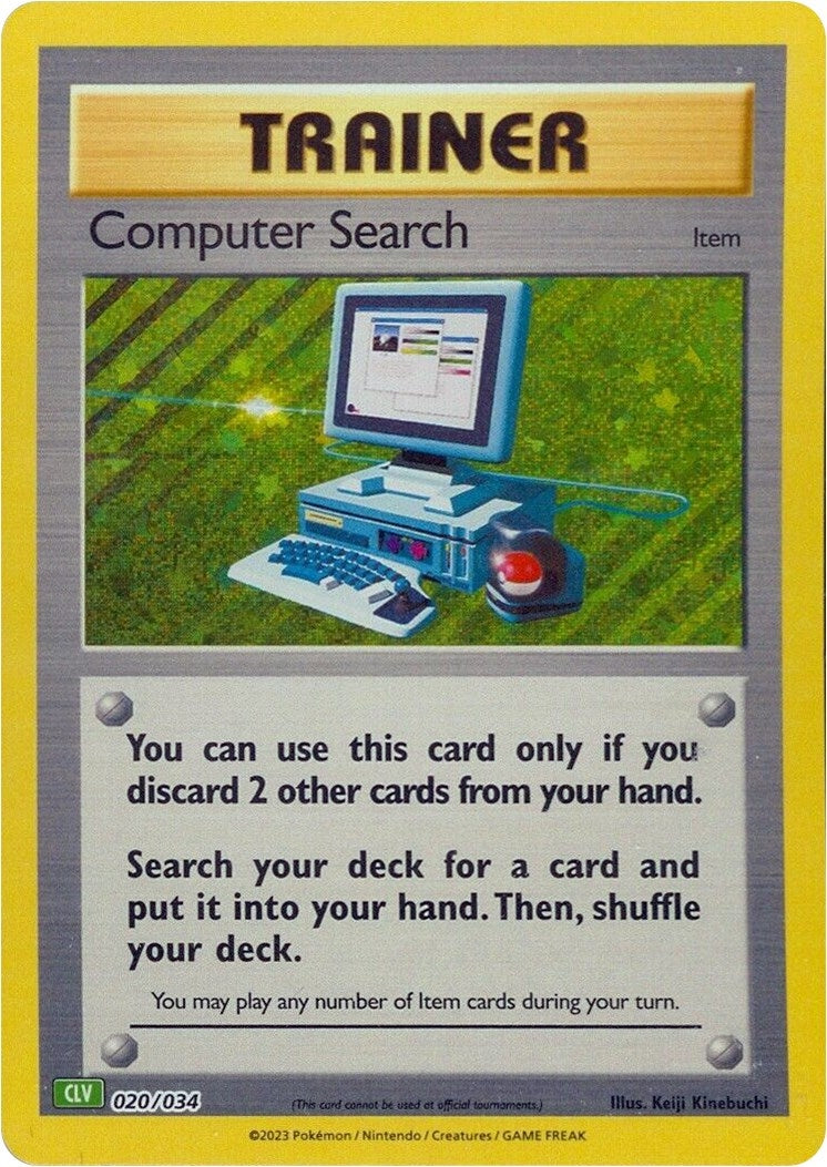 Image for Computer Search (CLV) (020/034) (CL) - Pokemon