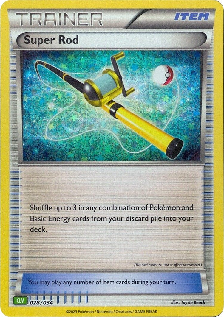 Image for Super Rod (CLV) (028/034) (CL) - Pokemon