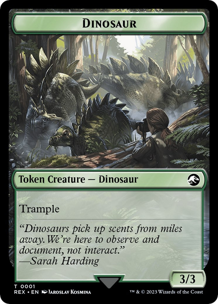Image for Dinosaur Token (1) - Magic: The Gathering