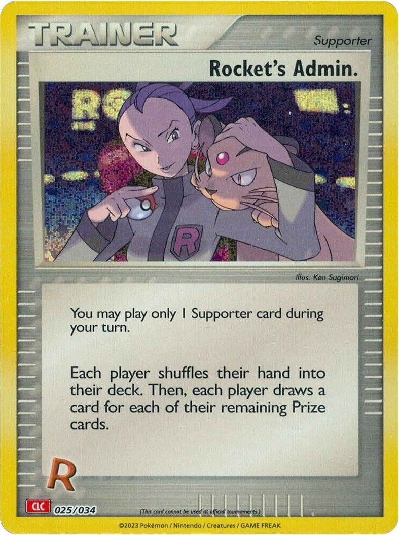 Image for Rocket's Admin. (CLC) (025/034) (CL) - Pokemon