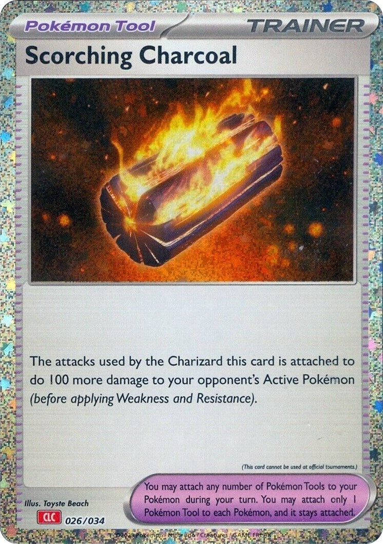 Image for Scorching Charcoal (026/034) (CL) - Pokemon