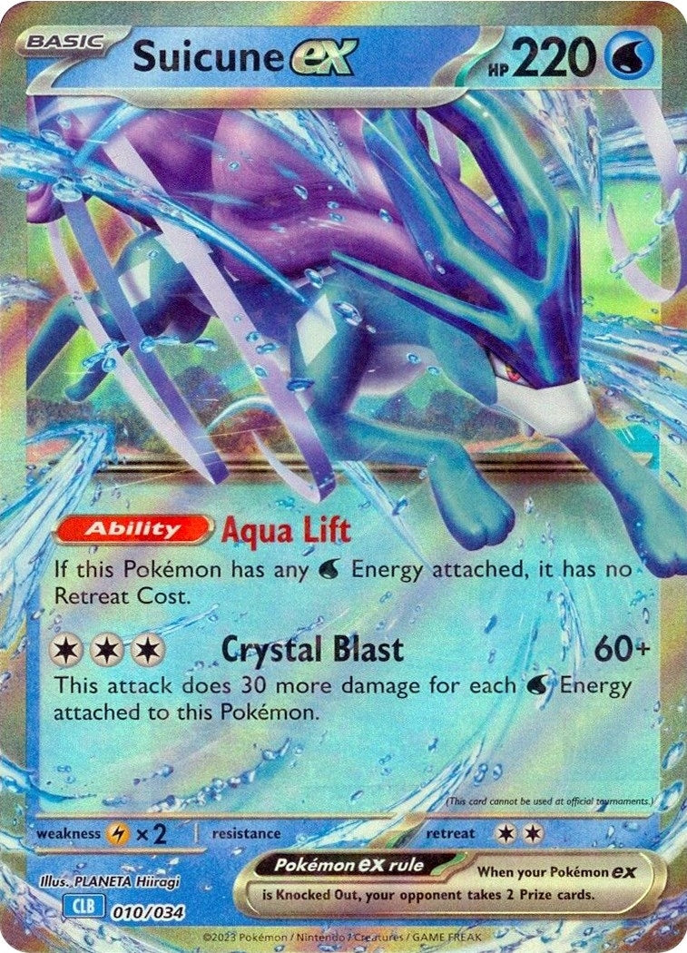 Image for Suicune ex (010/034) (CL) - Pokemon