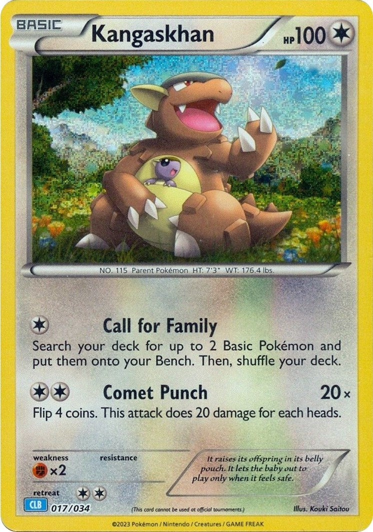 Image for Kangaskhan (017/034) (CL) - Pokemon