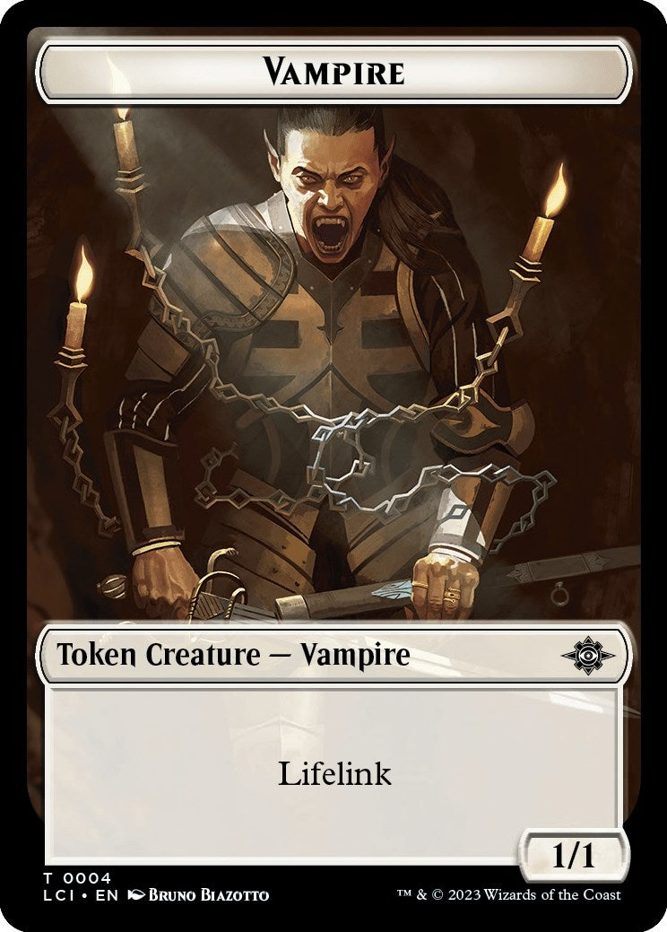 Image for Vampire // Skeleton Pirate Double-Sided Token (4 // 8) - Magic: The Gathering
