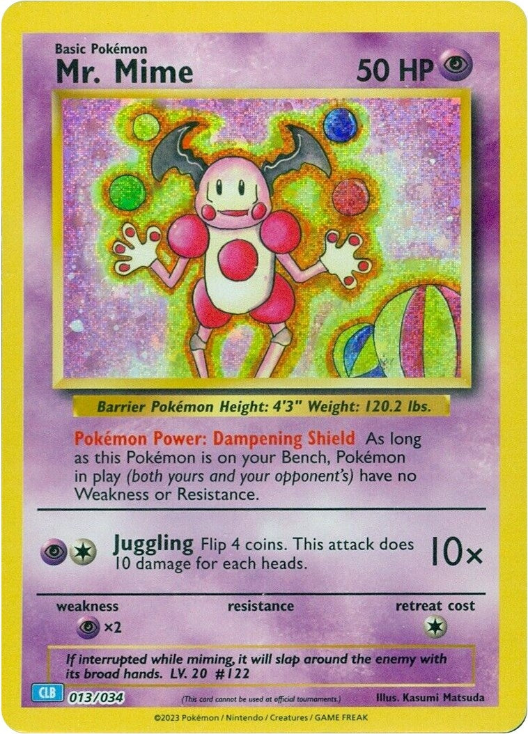 Image for Mr. Mime (013/034) (CL) - Pokemon