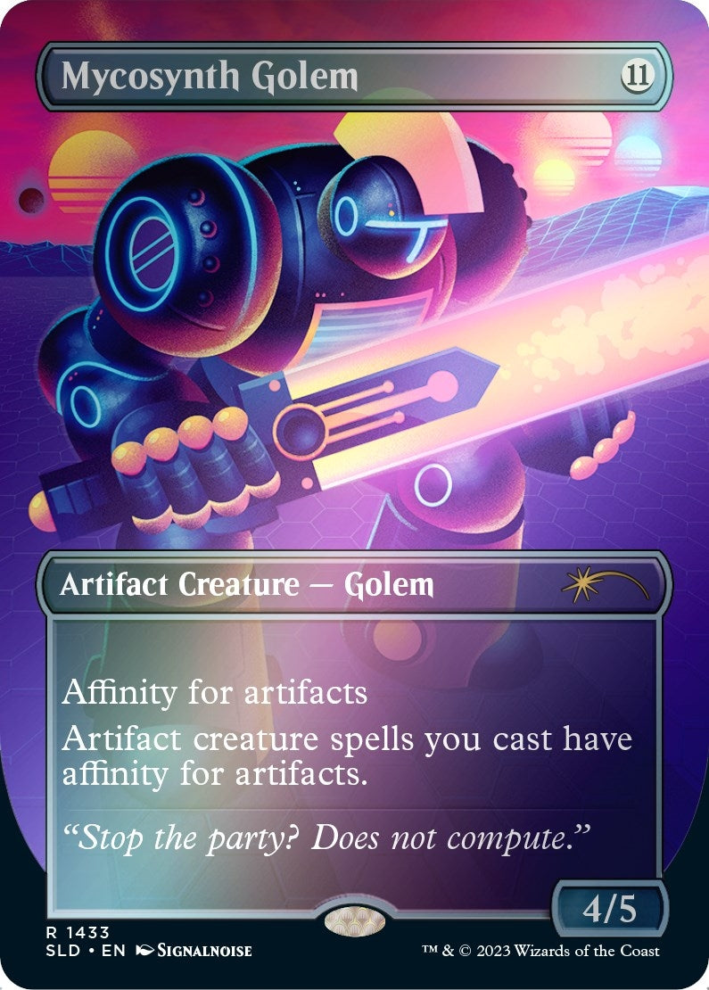 Image for Mycosynth Golem (Rainbow Foil) (1433) - Magic: The Gathering