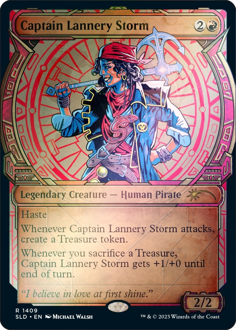 Image for Captain Lannery Storm (Rainbow Foil) (1409) - Magic: The Gathering
