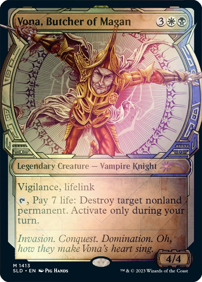 Image for Vona, Butcher of Magan (Rainbow Foil) (1413) - Magic: The Gathering