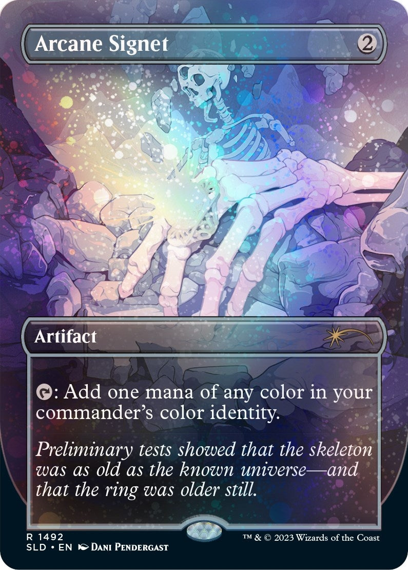 Image for Arcane Signet (1492) (Galaxy Foil) (1492) (SLD) - Magic: The Gathering