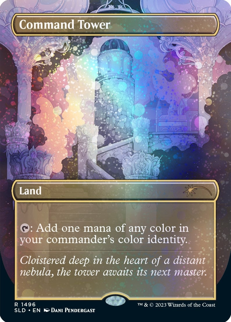 Image for Command Tower (1496) (Galaxy Foil) (1496) (SLD) - Magic: The Gathering