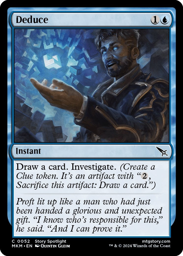 Image for Deduce (52) (MKM) - Magic: The Gathering