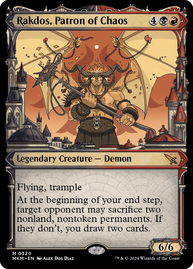 Image for Rakdos, Patron of Chaos (Showcase) (0320) (320) (MKM) - Magic: The Gathering