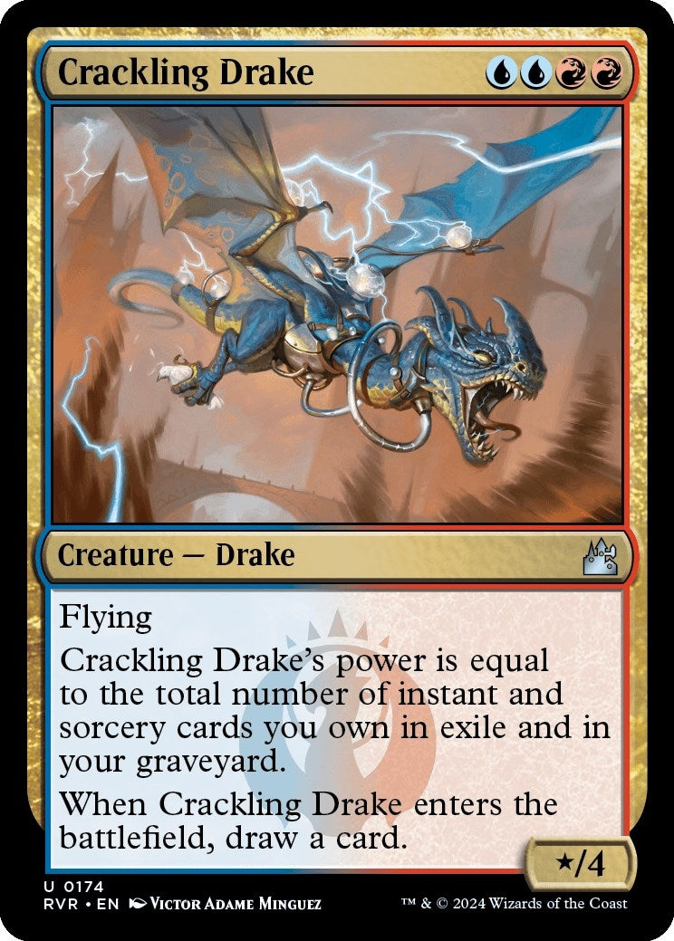 Image for Crackling Drake (174) - Magic: The Gathering