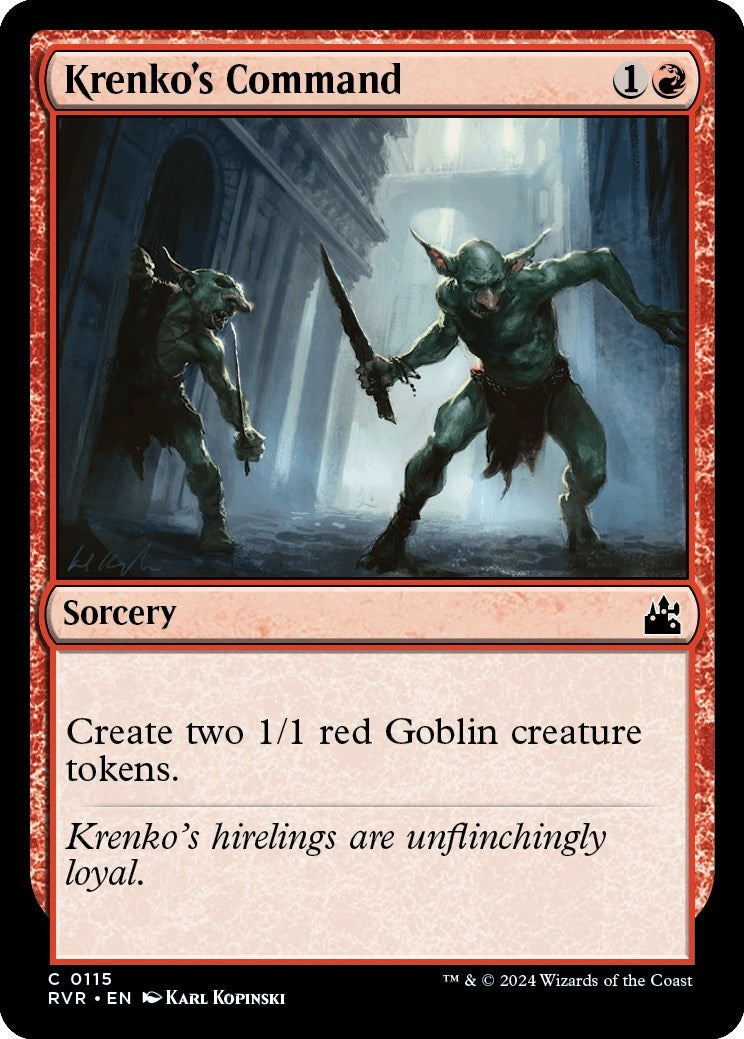 Image for Krenko's Command (115) - Magic: The Gathering