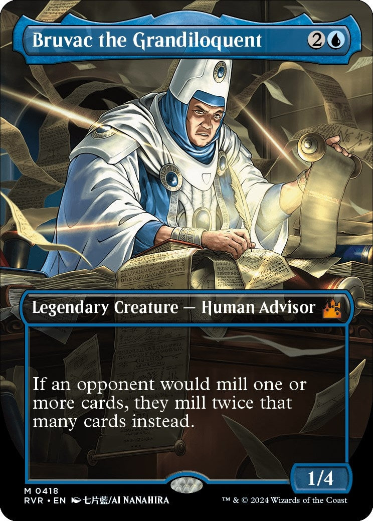 Image for Bruvac the Grandiloquent (Anime Borderless) (418) - Magic: The Gathering