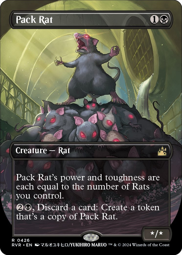 Image for Pack Rat (Anime Borderless) (426) - Magic: The Gathering