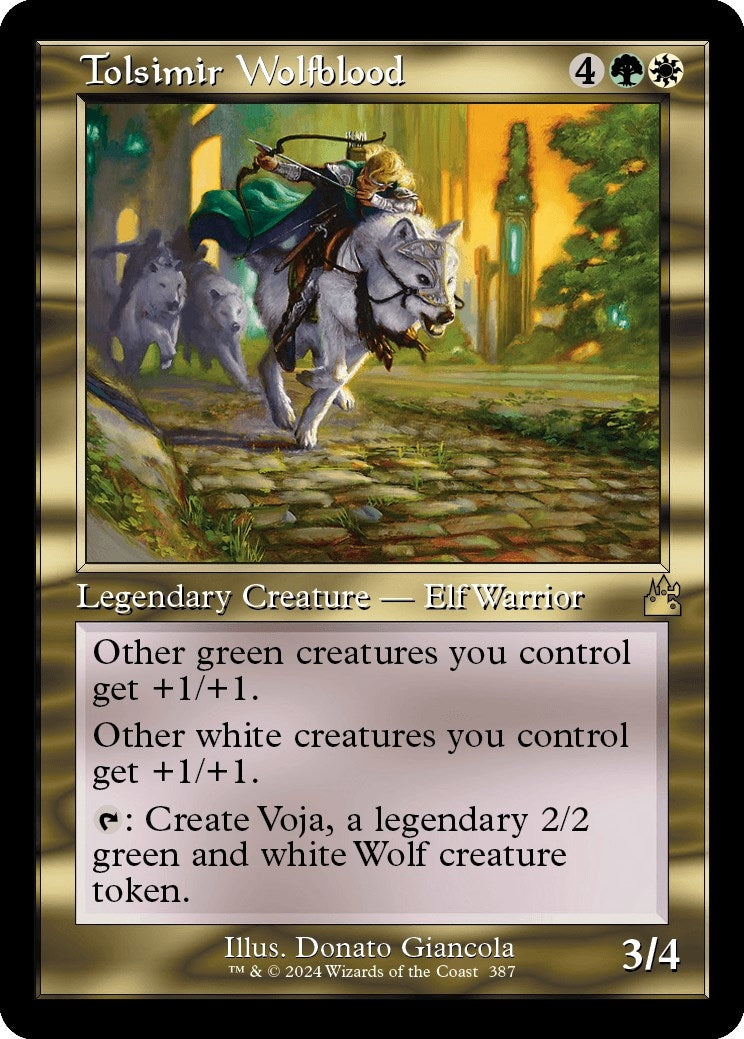 Image for Tolsimir Wolfblood (Retro Frame) (387) - Magic: The Gathering