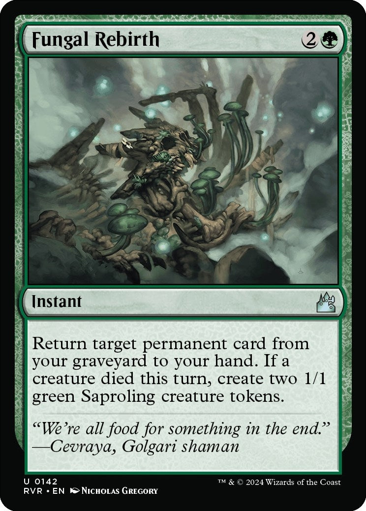 Image for Fungal Rebirth (142) - Magic: The Gathering