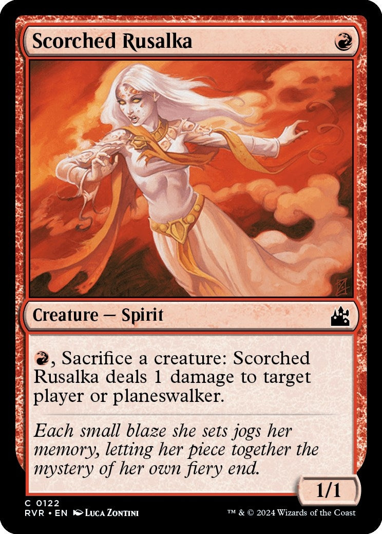 Image for Scorched Rusalka (122) - Magic: The Gathering